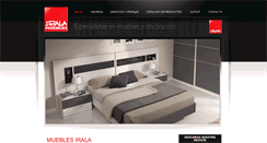 Desktop Screenshot of mueblesirala.com