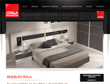 Tablet Screenshot of mueblesirala.com